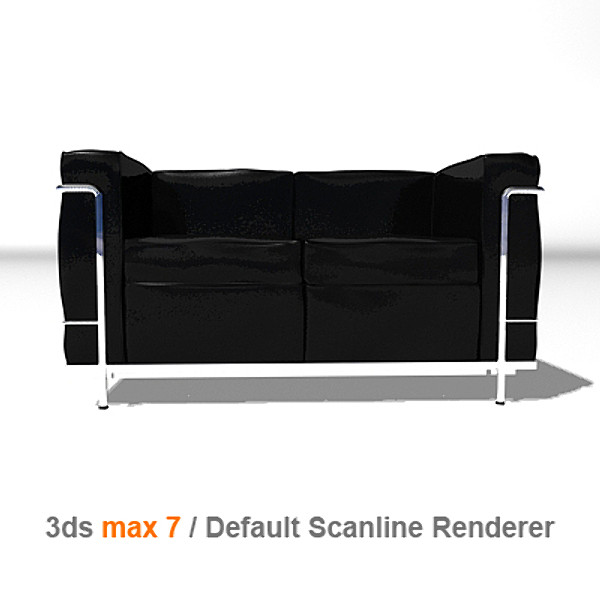 maya le corbusier 2 - lc2 2 seats by lajhar